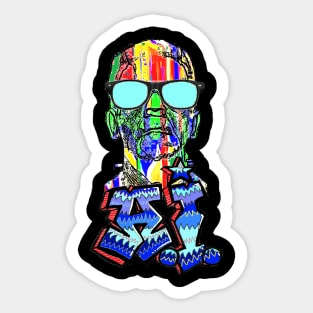 graffiti,a.I.,monster,horror,cool, Sticker